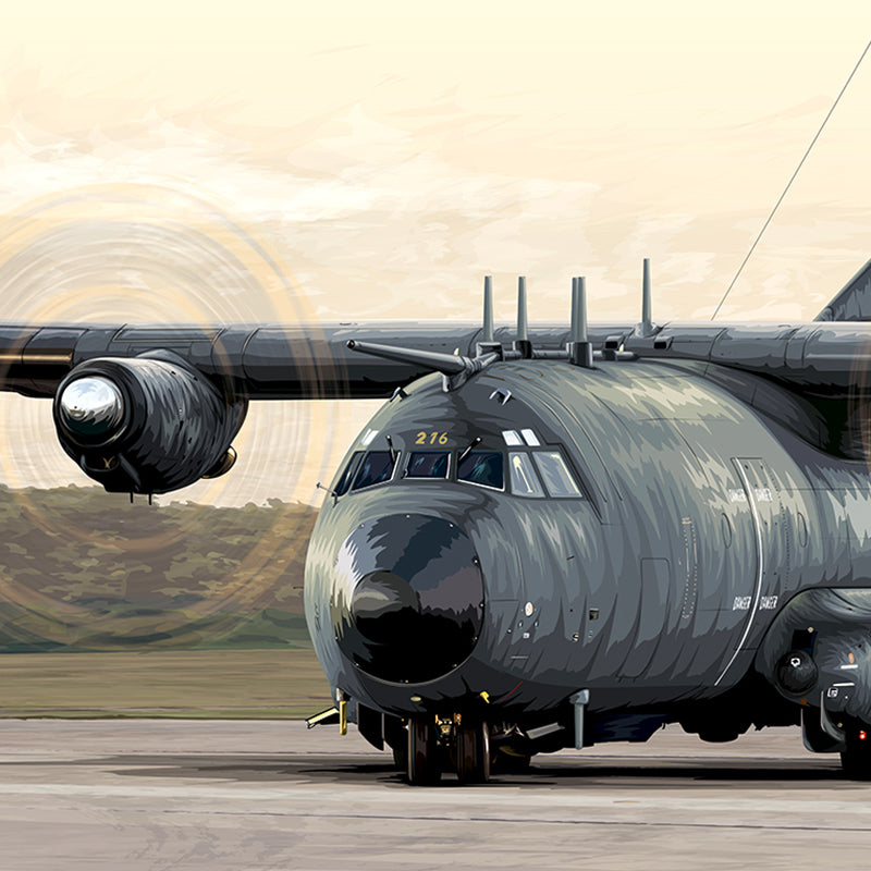 Transall C 160 Gabriel - Departure on mission