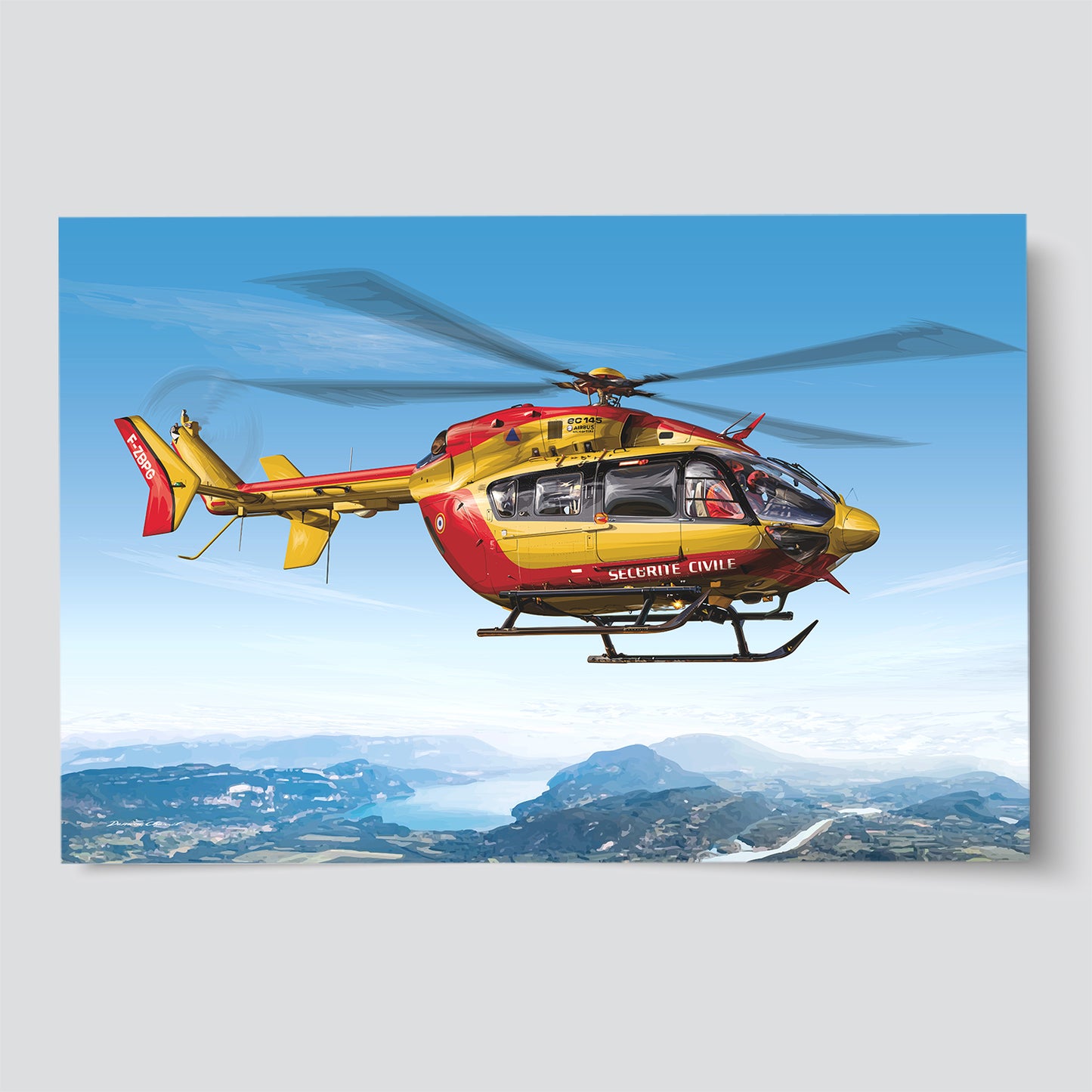 EC145 - Civil Security - Lake Bourget