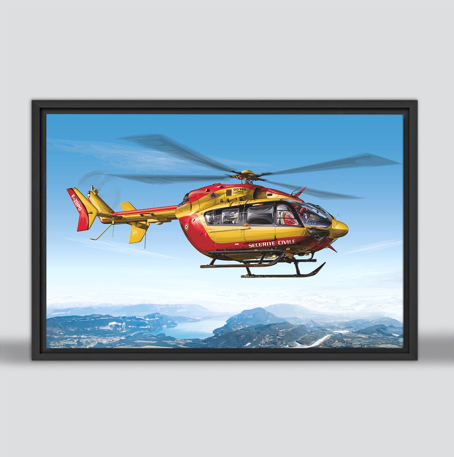 EC145 - Civil Security - Lake Bourget