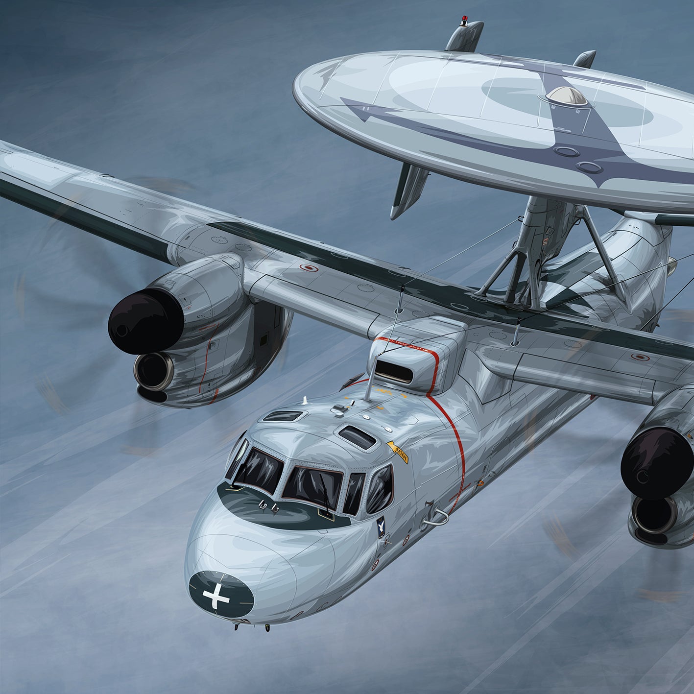 Grumman E-2C Hawkeye - Aéronavale