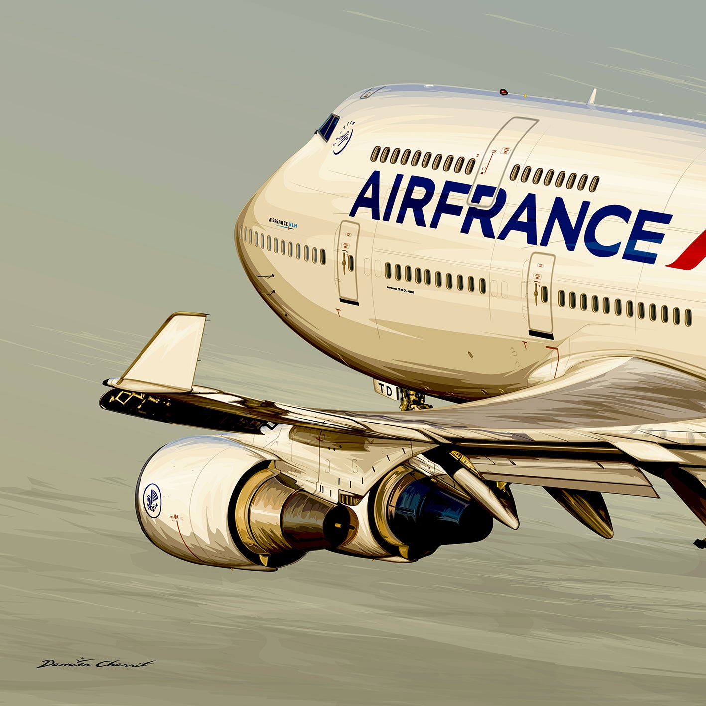 Boeing 747-400 - Air France