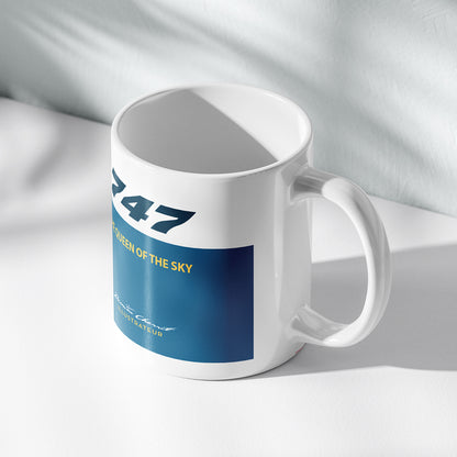 Mug illustré - Boeing 747 - The Queen of the Sky