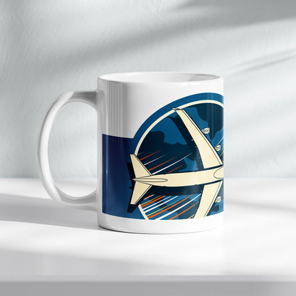 Mug illustré - Boeing 747 - The Queen of the Sky